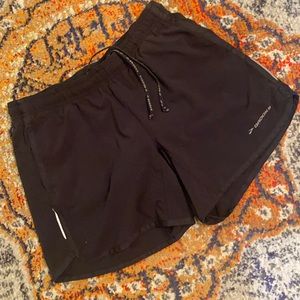 Brooks Black Running workout shorts